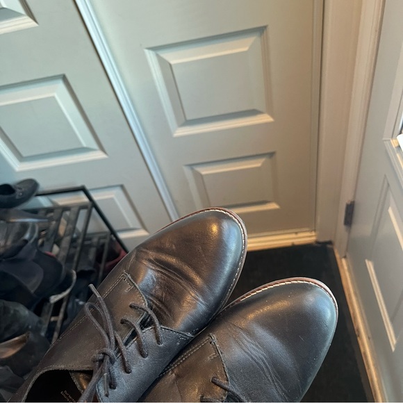 Aldo black leather Oxford shoes - Picture 8 of 9